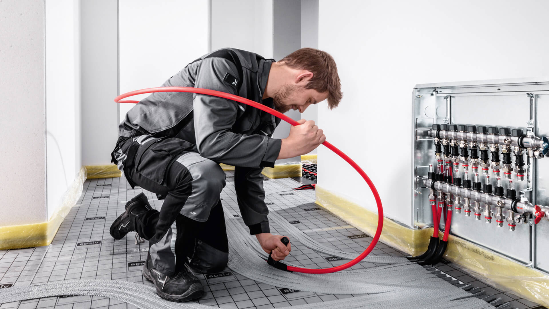 Moderne Heizungsanlage und Wartung